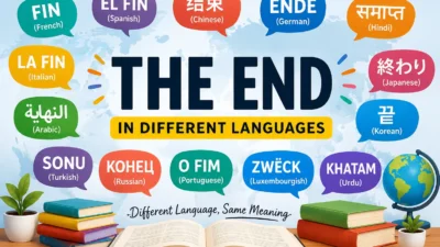 The End in Different Languages