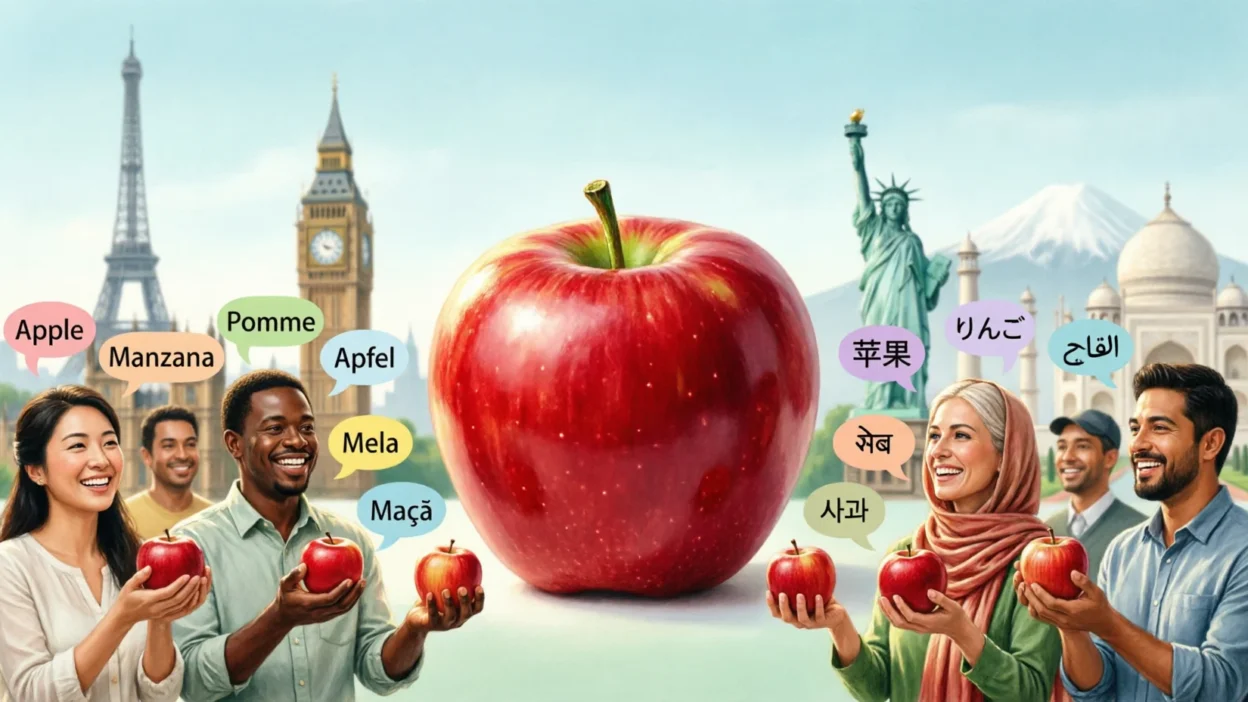 Apple in Different Languages