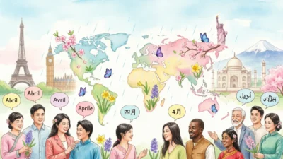 April in Different Languages
