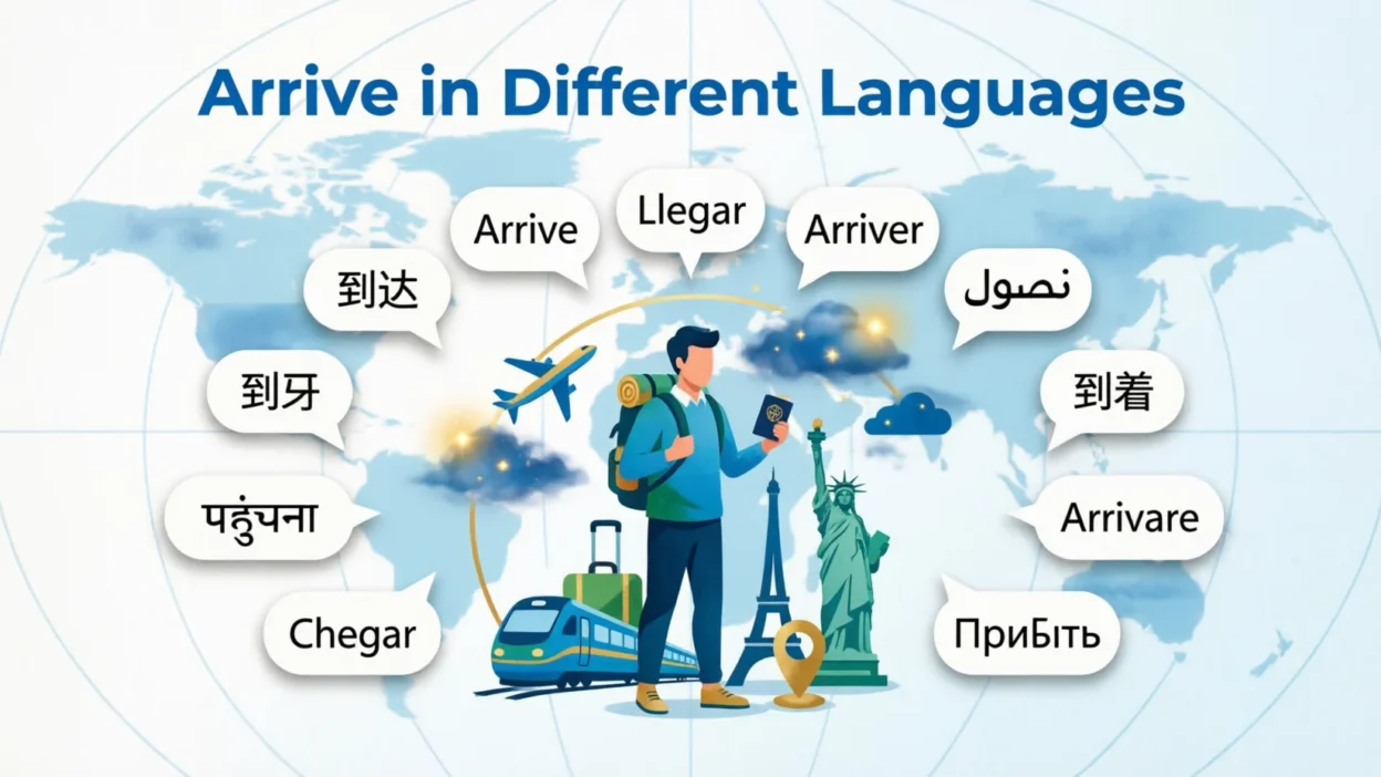 Arrive in Different Languages