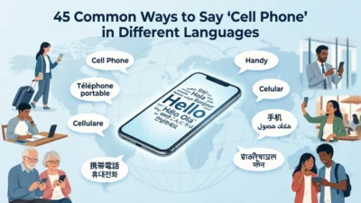 Cell Phone in Different Languages