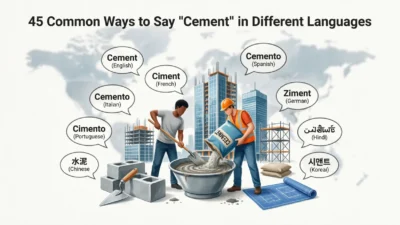 Cement in Different Languages