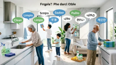Clean in Different Languages