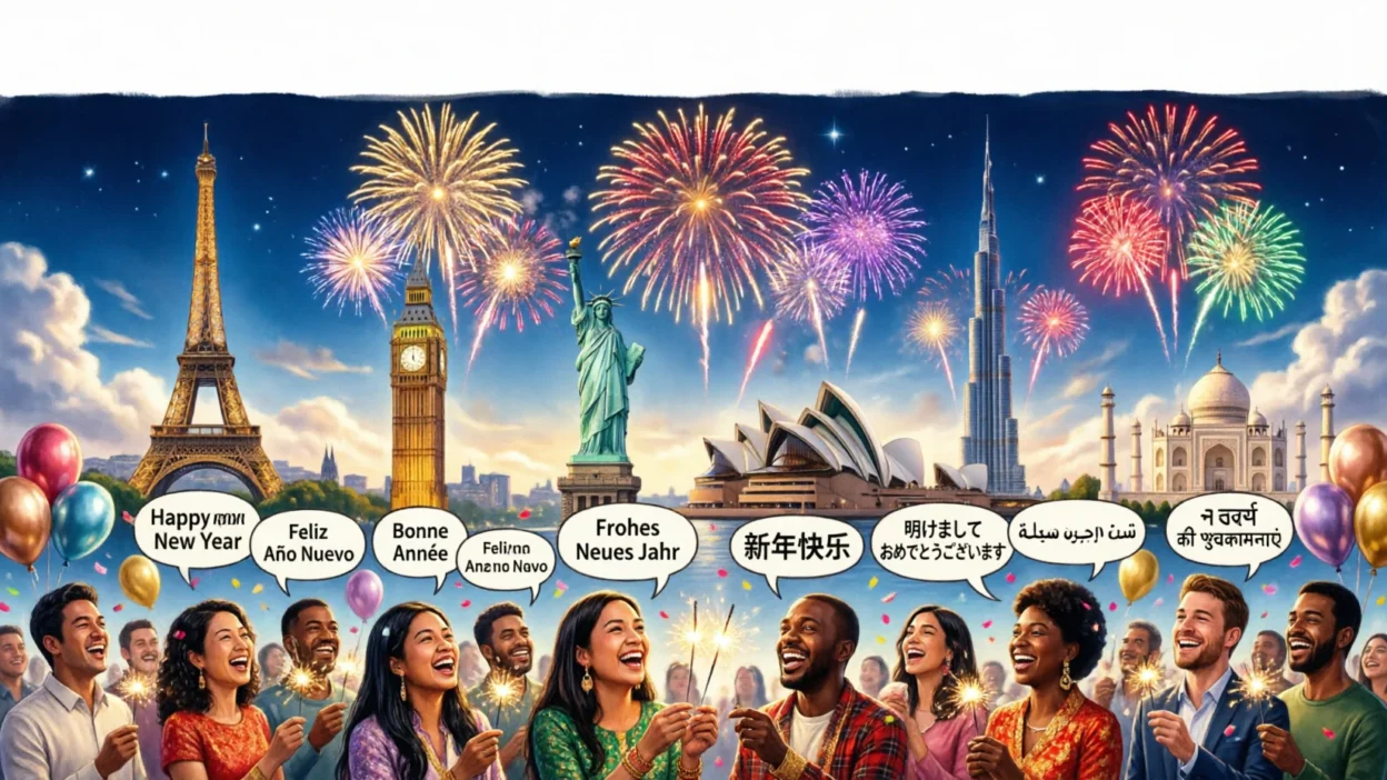 Happy New Year in Different Languages