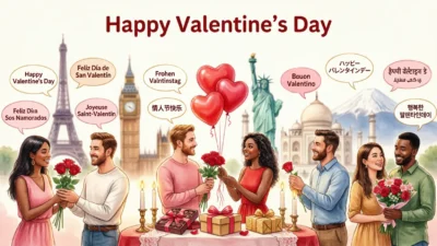 Happy Valentine's Day in Different Languages
