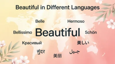 Beautiful in Different Languages