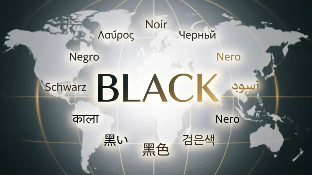Black in Different Languages