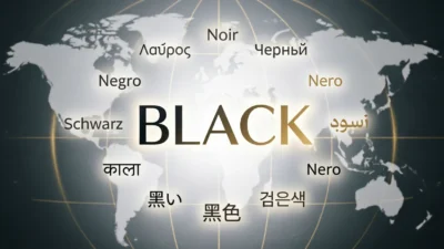 Black in Different Languages