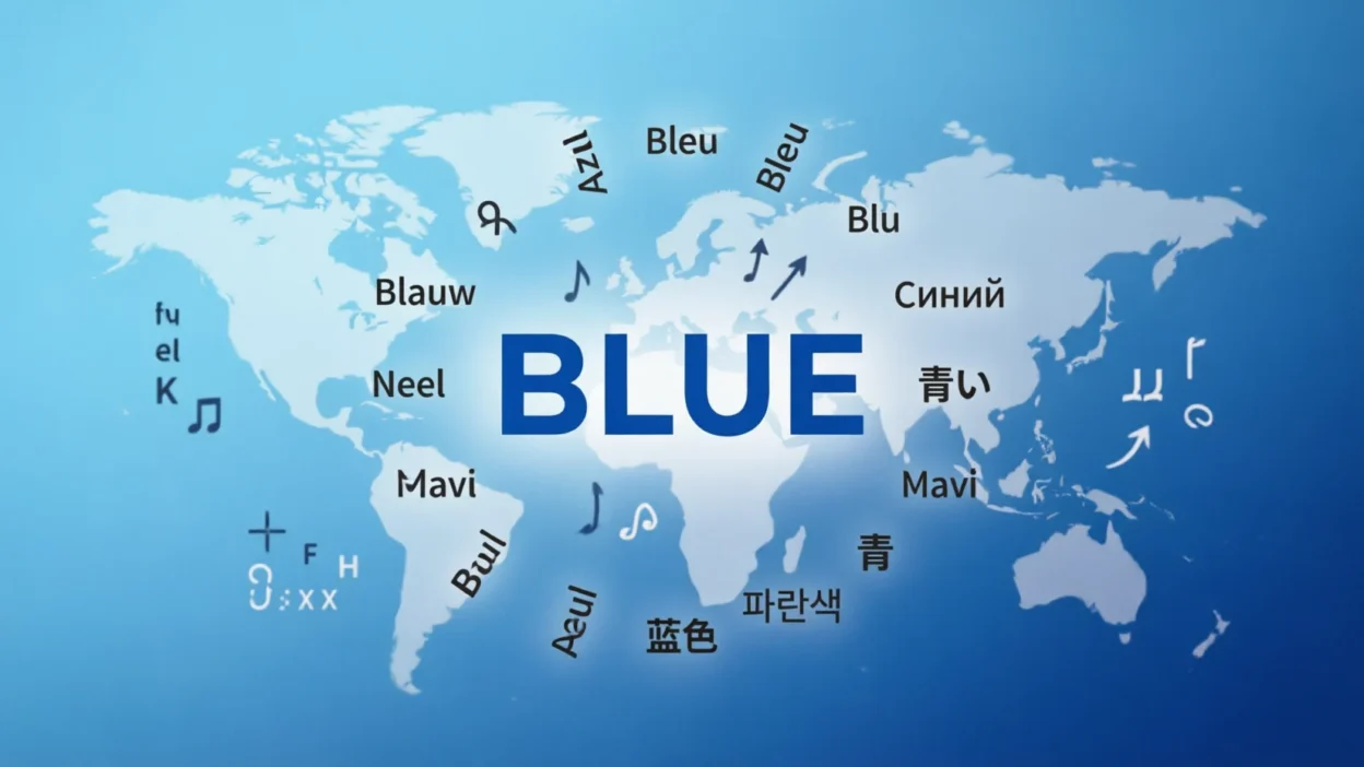 Blue in Different Languages