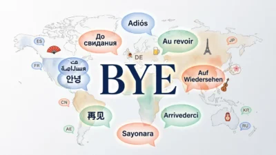 Bye in Different Languages