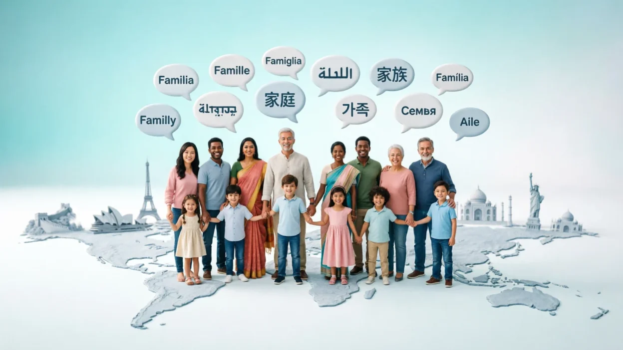 Family in Different Languages