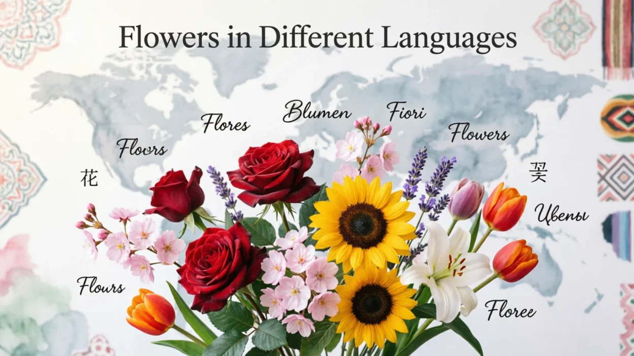 Flowers in Different Languages