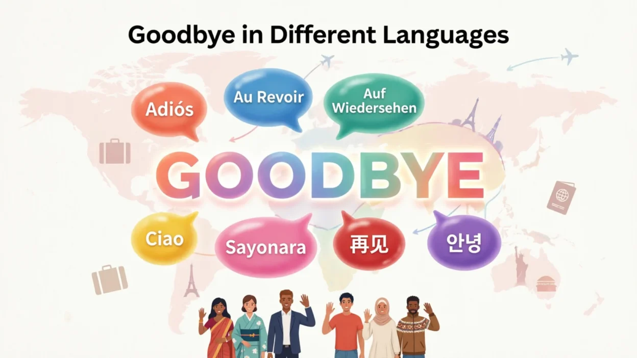 Goodbye in Different Languages