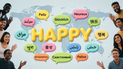 Happy in Different Languages
