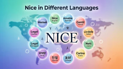 Nice in Different Languages