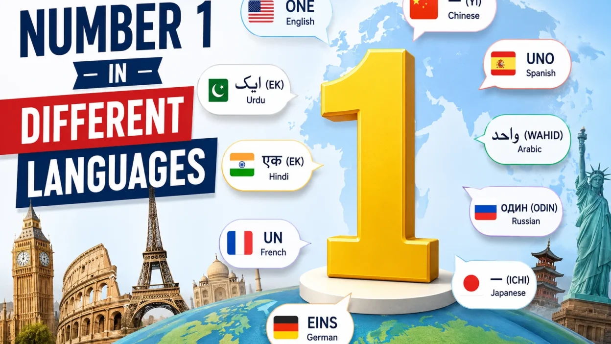 Number 1 in Different Languages