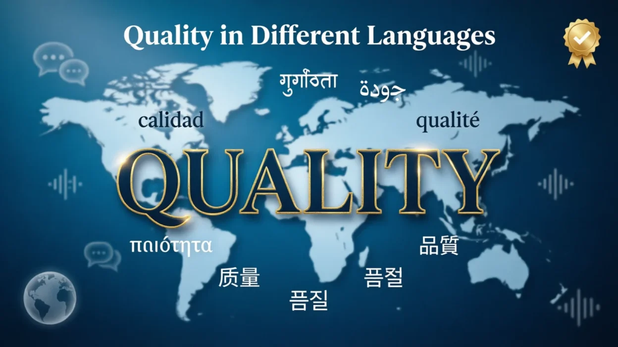 Quality in Different Languages