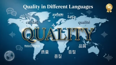 Quality in Different Languages
