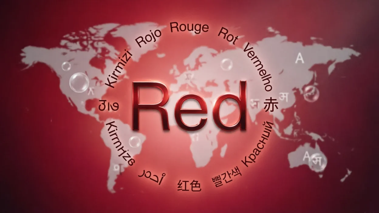Red in Different Languages