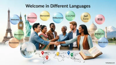 Welcome in Different Languages